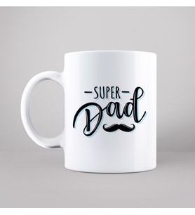 Süper Baba (Super Dad) Tasarımlı Kupa