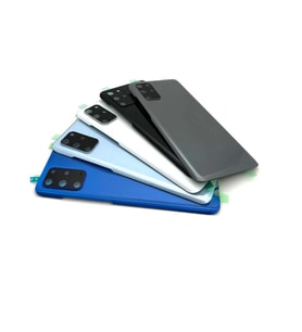 Samsung Galaxy S20 Plus G985F İle Uyumlu Arka Pil Kapak (Mavi)