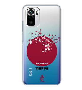 Xiaomi Sakura Strong Tasarımlı Şeffaf Telefon Kılıfı