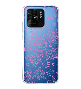 Redmi 10c  Kapak Nostalji Desen Tasarımlı Şeffaf  Kılıf