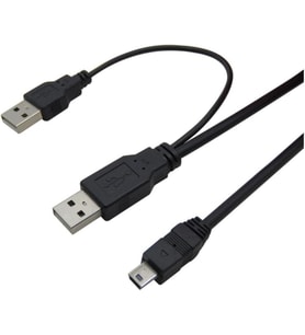 USB Y Giriş Mini 5 Pin HDD Hardisk Kamera Bağlantı Bağlantı 4529
