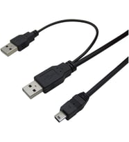 USB Y Giriş Mini 5 Pin HDD Hardisk Kamera Bağlantı Bağlantı 4529