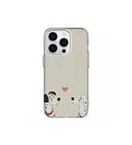 Iphone 15 Pro Uyumlu Aşık Dalmaçyalılar Tasarimli Lüks Silikon Kilif (Çok Renkli)