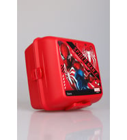 "DEKOMUS CEP DEFTERİ HEDİYELİ" LİSANSLI SPIDERMAN 2 KATLI BESLENME KUTUSU / LUNCH BOX