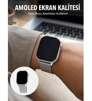 Dokunmatik AMOLED Akıllı Saat Uzun Pil Ömrü ve Sağlık Takip Özellikli