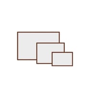 Panda Yazı Tahtası Mdf Çerçceve Beyaz 60x90