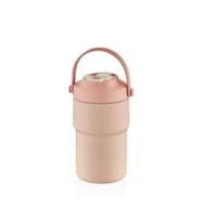 Shotay Askılı Mug Çelik Bardak 450Ml Pastel Pembe