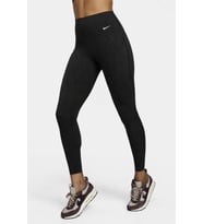 Nike Dri Fit Universa High Rise 7/8 Black Kadın Yüksek Bel Lazer Kesim Toparlayıcı 2 Cepli Dalgıç Kumaş Tayt Siyah DQ5897-010