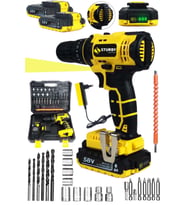 Japon Technology 58v 8ah T-9 Darbeli Vidalama 27prç Uç Setli