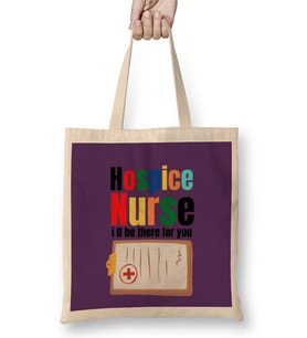 Nurse Gift İea Funny Saying Quote-Nursing Medical Bez Çanta Uzun Saplı