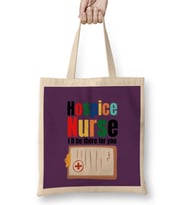 Nurse Gift İea Funny Saying Quote-Nursing Medical Bez Çanta Uzun Saplı