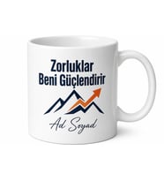 Zorluklar Beni Güçlendirir Sporcu Ve Öğrenci Motivasyon Kupası Hediye Bardak