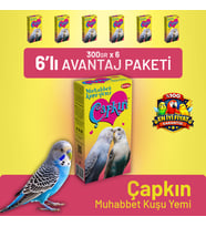 Çapkın Muhabbet Kuşu Yemi - 6 Adet