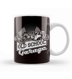 Classic Old Cars Hot Rod Automobile Muscle Car Speed Vehicle Kupa Bardak Porselen