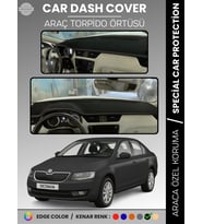 SKODA OCTAVIA A7 (2013-2019) Torpido Örtüsü Ön Göğüs Halı Torpido Koruma Tam Uyum Kaymaz UV Koruma