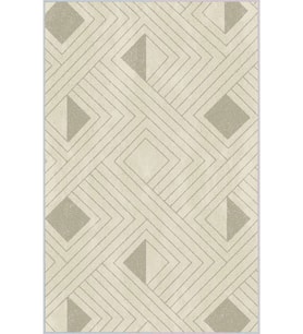 Eliana Home Baskılı, Yıkanabilir Kaymaz Taban Salon Halısı LNA1095 100x150 cm (Bej)