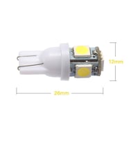T10 Led Ampul Led Park Ampülü Gündüz Farı Oto Dipsiz Led (Mavi)