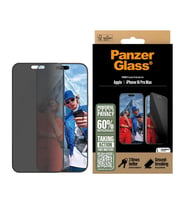 PanzerGlass iPhone 16 Pro Max UWF Hayalet Cam Ekran Koruyucu (Siyah)