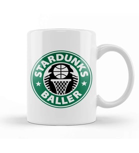 Basketball Stardunks Baller Kupa Bardak Porselen