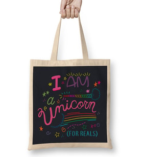 Unicorn Sketch For Reals Bez Çanta Uzun Saplı