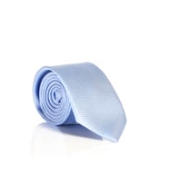 Açık Mavi Slim Fit Düz Renk Dokuma Kravat / DDK-10