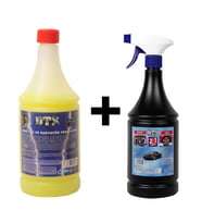 Ağır Yağ Ve Radyatör Temizleme Sıvısı 1 Lt  & Motor Jant Yıkama Sıvısı 1 Lt