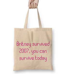 Britney Survived 2007 You Can Survive Today Bez Çanta Uzun Saplı