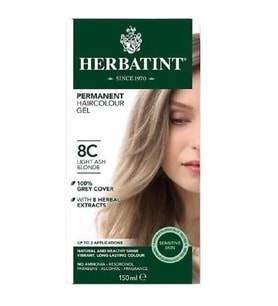 Herbatint Bitkisel Saç Boyası 8C Light Ash Blonde Açık Küllü Sarı 150 ml