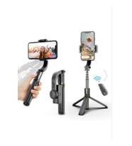 360° Bluetooth Telefon Tutucu ve Tripod, Profesyonel Gimbal L08 Anti Shake