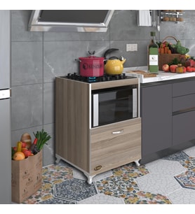 Kenzlife ocak dolabı demi crd 85*60*57 mutfak modül mini fırın  ankastre ocak için (Karışık)