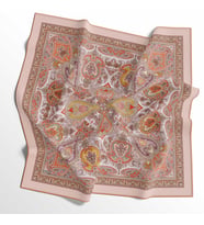 Soft Pamuk Eşarp - 05404-1926 (Mor-Turuncu)