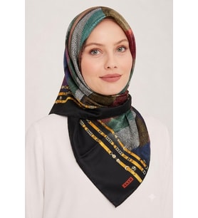 Saf Twill İpek Eşarp -6592