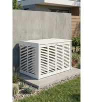 Klima Motoru/Dış Ünite Gizleme/Koruma Kafesi XS 7000 BTU - 9000 BTU 86X44X65(H) Alüminyum Slotted