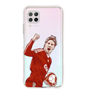 Huawei P40 Lite Uyumlu Fernando Torres Desenli Şeffaf Telefon Kılıfı