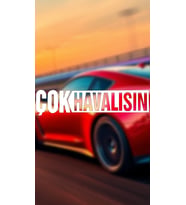 Çok Havalısın 20X4,5 Jdm Yazı Araba-motosiklet Cam Etiket Sticker Beyaz Renk