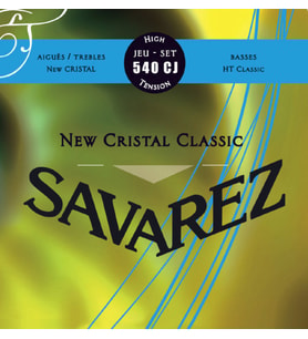 Savarez 656157 New Cristal 540Cj Takım Klasik Gitar Teli  Parlak ve Net Ses, Uzun Ömürlü Kullanım, Yüksek Korozyon Direnci