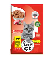 Pouch Kedi Yaş Mama Sığır Etli 85 Gr Koli X24 Adet
