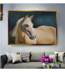 Altın Çerçeveli dekoratif tablo a627 (Gold)