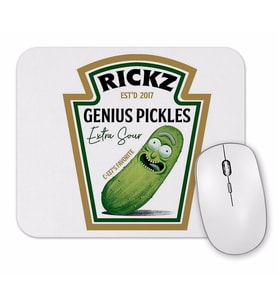 Rickz Genius Pickles Heinz Rick And Morty Mouse Pad