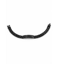 Siyah Çelik Erkek Çelik Bileklik Boy 21.5 Cm / 0.9 Mm - Ebl0033