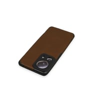 Xiaomi Mi 13 Lite Kılıf Loop Deri Silikon - Kahverengi