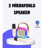 Taşınabilir Bluetooth Karaoke Hoparlör – 2400 Mah Batarya