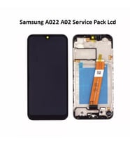 Samsung A022 A02 Lcd Ekran Dokunmatik Çıtalı %100 Kvk Orjinal