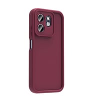 İnfinix Hot 50İ Kılıf Kamera Korumalı Ananas Silikon Kapak (Mürdüm)