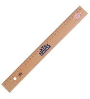 Hatas Tahta Cetvel Takviyesiz 30 Cm 0035
