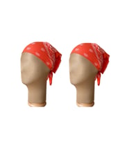 %100 Pamuklu Klasik Desen Unisex 2li Bandana Seti Renkli Bandana Etnik Desenli A Kalite Bandana