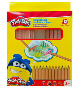 Play Doh 12 Renk Jumbo Kuru Boya Seti PLAYKU009