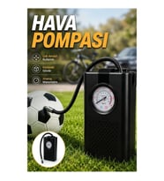 Çok Amaçlı Taşınabilir Hava Pompası – Araç, Bisiklet ve Top Şişirme