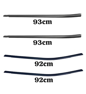 Nissan Qashqai Cam Sıyırıcı Fitil Set  Nikelajlı 2014-2019