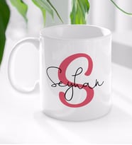 BK Gift Kişiye Özel İsimli Beyaz Kupa Bardak-100